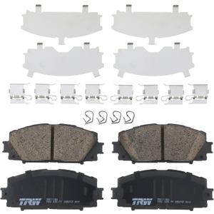 TRW Pro TRC1184 Disc Brake Pad Set For Toyota Yaris 2007-2018, Front, And Other Applications