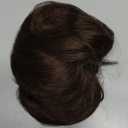 FELENDY 18" Ponytail Extension Curly Wavy Clip in Hairpiece Wrap Around Long Pony Tails Hair Extensions Synthetic for Women Medium Brown