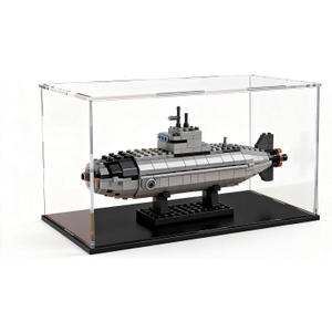 Acrylic Display Case Clear Collectible Display Box for Miniture House, Dustproof Acrylic Showcase, Easy Self Assembly Storage Cases for Action Figures and Art Figurine, 10 x 8 x 9 inch