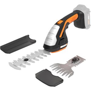 WORX WG801.9 20V 2 in 1 Cordless Hedge Trimmer, 4" Grass Shear & 8" Shrub Trimmer with 2 Blades, Battery & Charger Not Included