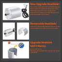 Brushless DC Motor 3000W 72V Electric Motor High Power Brushless Controller 50A Scooter Motor Go Kart Electric Motor Kit (No Brackets and Bases Installed)