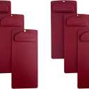 Plastic Clipboard, for Memo, Menu, Credit Card Receipt, Red, 6-Pack (3-x-7 in)