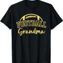 Football Grandma Matching Family Football T-Shirt. 4XLT Size