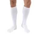 JOBST SensiFoot Diabetic Compression Socks for Men and Women 8-15 mmHg with Seamless Toe and Moisture Management - Extra Padding in Toe, Foot, and Heel Area - Knee High - Closed Toe - White, X-Large