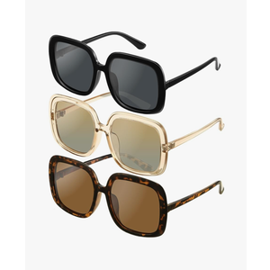 miyya Oversized Polarized Sunglasses Women, Trendy Retro Sun Glasses for Women 2025, Oversized Shades