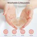 Go Nipless Pasties For Women - Reusable Silicone Nipple Covers, Breast Petals For Women, Nipple Pasties (Beige)