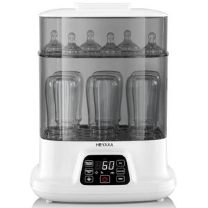 Bottle Steri-lizer and Dryer, Electric Steamer and Dryer for All Bottles, Parts & Baby Essentials, 10 Bottles Large Capacity, Touch Screen and Auto-Off