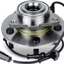 Autoround 515073 Front Wheel Bearing Hub Assembly Compatible with Dodge Ram 1500 2002 2003 2004 2005, 5 Lug w/ABS