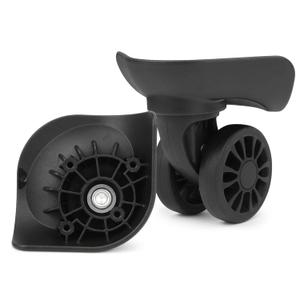 Zoofen Luggage Wheels Replacement 2 pcs Suitcase Replacement Wheels Wear-Resistant Luggage Carry On Spinner Wheels with 4 Holes (ZA-136B)