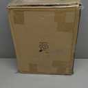 Furinno TURN-N-TUBE Corner Shelf, 5-Tier Corner Bookshelf, Open Storage Shelves, for Organization and Storage, Living Room, Home Office, Garage, Bedroom, Walnut (1-Pack)