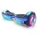 HOVERSTAR
Flash Wheel Hoverboard 6.5" Bluetooth Speaker with LED Light Self Balancing Wheel Electric Scooter - Chrome Blue