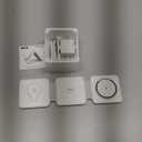 Charging Station for Apple Multiple Devices - 3 in 1 Foldable Magnetic Wireless Charger Dock - Travel Charging Pad for iPhone 17 16 15 14 13 12 Pro Max Plus Watch & Airpods (White)