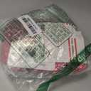 Mr. Pen- Small Christmas Tree Skirt 24 inch, Red Sequin Tree Skirt