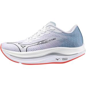 Mizuno Womens Wave Rebellion Flash 2 (8, White/Black)