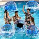 12pcs Graduation Beach Balls,16-Inch Blue Inflatable Congrats Grad Party Balls for Class of 2026,Pool Party Decoration,Bulk Favors for Graduation Party,Graduation Decorations 2026 Deals