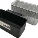 Professional Replacement Blackstone Griddle 17, 22, 28, 30 & 36 inches Grease Cup Foil Tray pan (Short Hook & 12 Linners)