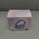 iClever BTH26 Active Noise Cancelling Headphones for Kids, 60H Play Time, Safe Volume 80dBA, Type C Fast Charging, Bluetooth5.4, Kids Bluetooth Headphones with Mic AUX Cord for iPad Airplane, Purple