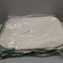 LONBET Laundry Basket with Lid, Made from Breathable Fabric | Aesthetic Clothes Hampers for Laundry with Side Handles & Sturdy Bamboo Frame (40 Gallons - Double, Beige)