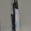 2 Pack Black Spring Tension Curtain Rods 24-46 Inches, Spring Loaded Curtain Rods No Drilling, Adjustable Tension Rod for Windows Bedroom Bathroom Kitchen Doorway Closet