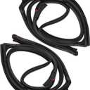 Front Rubber Full Door Weather Strip Seal Kit