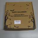 6 FT 54 LED Halloween Lights, 8 Modes & Timer Battery Operated Halloween Pumpkins Lights with Willow Vine Twig Garland, 3D Waterproof Decorations Lights for Home Indoor Wall Fireplace Mantle Party