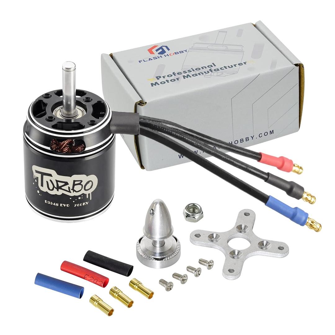 FLASH HOBBY D3548EVO 1150KV RC Brushless Outrunner Motor for Plane Helicopter Roboti Parts