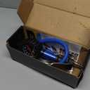 Tire Inflator with Pressure Gauge and Longer Hose - Most Accurate, Heavy Duty Air Chuck with Gauge for Air Compressor Tire Inflator Attachment - 100PSI, Style: Black Dial - Schrader