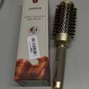 AIMIKE Round Brush for Blow Out, Medium Round Hair Brush Nano Thermal Ceramic & Ionic Tech, for Blow Drying & Styling, Curling and Shine - 2.9 inch Barrel w/Boar Bristles