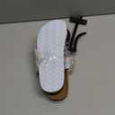 Jbeaches Women's Shoes, Silver, Footbed, Size 2