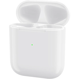 Charging Case Compatible with Airpods 1st & 2nd Generation, Airpods1st & 2nd Wireless Charger Case Replacement with Sync Button and Built-in 450 mAH Battery (No Earbuds Include)