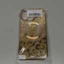 Fiyart Designed for iPhone 16 Pro Max Case, Compatible with MagSafe Cheetah Print Plating Camera Protection Magnetic Clear Glitter Leopard Print Shockproof Phone Bumper for Women Girls 6.9"-Gold