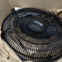 Comfort Zone Electric Oscillating Pedestal Fan, Stand Fan, 16 inch, 3 Speed, 90 Degree Oscillating Head, Adjustable Height and Tilt, Airflow 7.48 ft/sec, Ideal for Home, Bedroom & Office, CZST161BTEBK (Black)