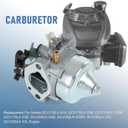 16100-Z9L-811 Carburetor Replacement For Honda GCV170LA GCV200LA HRN216 HRX217 Lawn Mowers, Include Air Filter