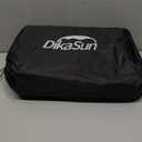 Inflatable SUV Air Mattress Bed Car Mattress for SUV, Double-Sided Flocking Travel Camping Bed, Car Sleeping Mattress for Universal SUV with Air Pump 2 Pillows (Black)