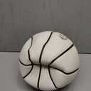 MINDCOLLISION Size 7 Solid Color Basketball, No Standard Non-Slip Wear-Resistant, Suitable for Indoor and Outdoor Children's Women's Youth Adult Basketball (White)