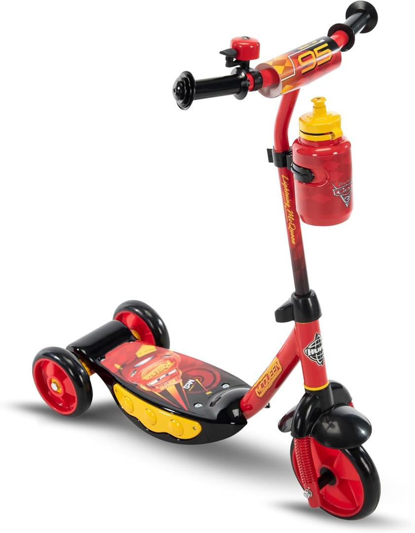 Huffy Disney and Marvel Toddler Kids 3-Wheel Scooters, Multiple Color Options, Ages 3+ Years Old, Durable Steel Frame, Portable, Girls/Boys, Non-Slip Deck, Character Graphics Huffy Disney and Marvel Toddler Kids 3-Wheel Scooters, Multiple Color Options, Ages 3+ Years Old, Durable Steel Frame, Portable, Girls/Boys, Non-Slip Deck, Character Graphics