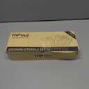 COOK WITH COLOR Silicone Cooking Utensils, Kitchen Utensil Set, Easy to Clean Silicone Kitchen Utensils, Cooking Utensils for Nonstick Cookware, Kitchen Gadgets Set, 38 Piece, Green