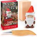 BeaverCraft DIY06 Santa Whittling Kit  Wood Carving Kit for Beginners  Wood Carving Tools Set, Diy Crafts for Adults  Woodworking Kits for Kids&Teens  Hobby Kits for Adults, Woodworking Gifts