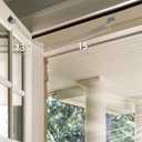 Storm Door Chain Spring 2 Pack Prevent Storm Damage, Screen Door or Door Closer Protector Heavy Duty Storm Door Hardware, Zinc Plated Anti-Rust and Sturdy, Easy to Install and Suit for Most Doors