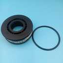 QC000454 Crankcase Breather Filter Crankcase Ventilation Compatible with Mitsubishi light-duty truck applications Compatible with Fuso Mitsubishi 4p10 Fea21 Feb21 Fec91 Fecx1 Fgb71