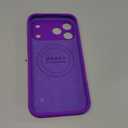 Vooii Magnetic for iPhone 17 Pro Max Case, Compatible with Magsafe (Premium Liquid Silicone) (Integrated Camera Control Button) Full Body Protective Anti-Scratch Microfiber Lining 6.9", Neon Purple