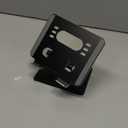 OrlianTablet Stand Holder with Thickened 360Rotating Base Dual Rod Adjustable Aluminum Stand for All 5.8-12.9 iPad Samsung Phone Tablet Kindle E-Reader and More, Black