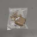 Compatible with AirPods 4 Case Cover, Silicone Protective Case for Airpod 4 with Bling Keychain, Case Cover for Apple AirPods 4th Generation Wireless Earbuds with Cleaner Kit (Milk Tea)