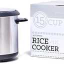 Pars Automatic Persian Rice Cooker - Tahdig Rice Maker Perfect Rice Crust, 15 Cup