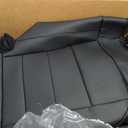 HKZ Custom Fit Camry Seat Covers for Toyota Camry 2018 2019 2020 2021 2022 2023 2024 XLE, XSE, XLE V6, XSE V6 - Gas Models Only & Avalon 2019-2022(Non-Hybrid) 5-Seats Full Set, Leather-Black