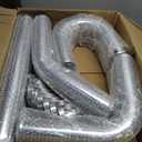 Aumtoni Universal 3" Inch Aluminum Intercooler U-Pipe Kit W/Silicone Hose and Stainless Steel T-Clamps
