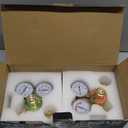 RX WELD Oxygen Acetylene Regulator Set, CGA-540 CGA-200 for MC Tanks, Outlet 9/16"-18 B-Size Medium Duty for Cutting Welding