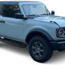 6-Inch Running Boards Fit for Ford Bronco Accessories 2-Door 2021 2022 2023 2024 2025 2026, Aluminum Alloy Side Step Bars with Brackets, Anti-Slip Nerf Bars (Fit for Bronco 2-Door 2021+)