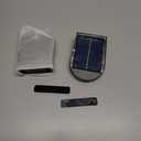 Solar Address Lights Dusk to Dawn Sconce Solar Light Outdoor Waterproof Downlight for Mailbox, House Numbers, Sign, Post, Wall, Fence (White, 2 Pack)