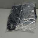 Savvy Lyfe Reusable Drink Carrier with Handle  Tip-Resistant 4 Cup Carrier with Shoulder Strap for Delivery  Insulated, Foldable, Adjustable Dividers  Portable Caddy Tote Bag, Drink Holder for Car (Sleek Black)